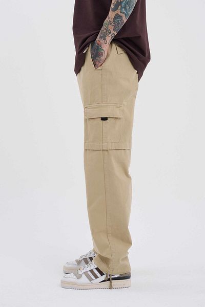 Machinist Ανδρικό τζιν Cargo Beige παντελόνι