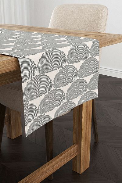 Cango Home Κρεμ μαύρο Bohemian Scandinavian μοτίβο ψηφιακής εκτύπωσης Runner Cgh1215-rn