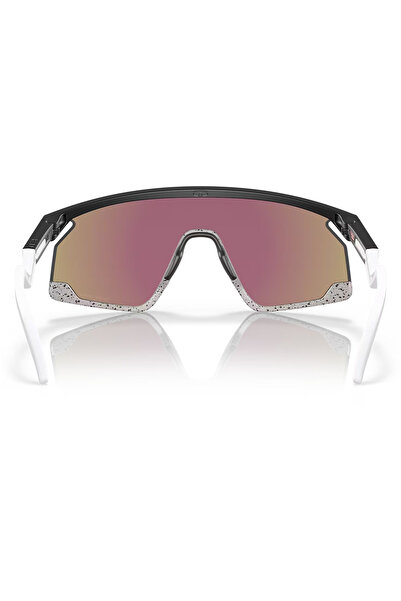 Oakley 9280 928003 39 Bxtr Outdoor Mirrored Geometric Matte Black Sunglasses