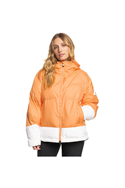 Roxy Chloe Kim Puffy Kadın Turuncu Snowboard Mont
