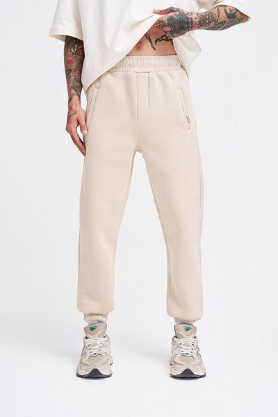 Machinist Ανδρικό φούτερ Basic Jogger Relaxed Light Beige