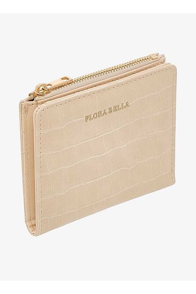 Flora Bella by Shoexpress Flora Bella Textured Cardholder with Zip Closure