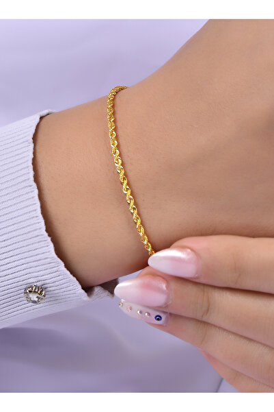 B.S. SÖYLEMEZ KUYUMCULUK VE EMLAK HALAT ALTIN ZİNCİR SET 14 AYAR 4.60GR