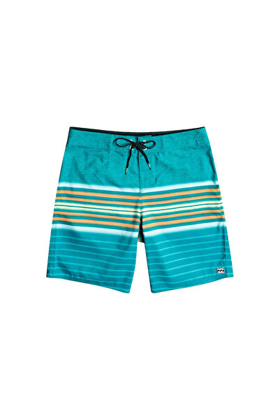 BİLLABONG شورت رجالي أخضر اللون من All Day Stripes Og ERKEK BOARDSHORT C1BS16