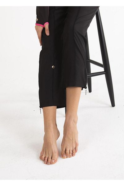 Mayovera Closed Swimsuit - Single Pantalon - Black Zippered Parachute