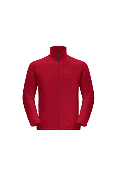 Jack Wolfskin Taunus Fz Men's Red Fleece Jacket Men's Fleece Jacket 1711451