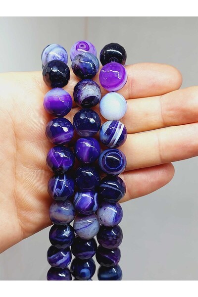 Yasamtohumu 14 мм фасетований агат - нитка (54378)