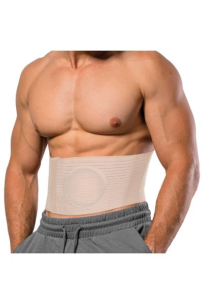 PUCKA Belly Hernia Corset - Premium Support Pad - Breathable Flexible Fabric