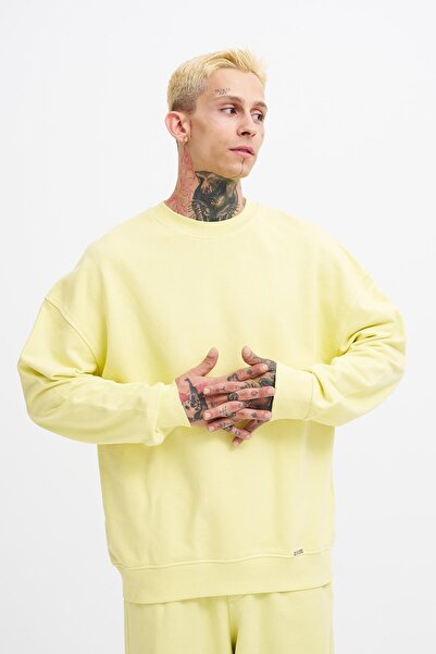 Machinist Чоловічий оверсайз жовтий світшот