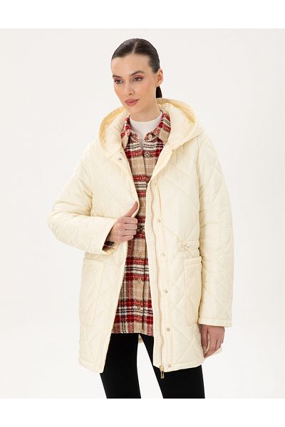 Pierre Cardin Ecru Coat 50296080 -Vr019