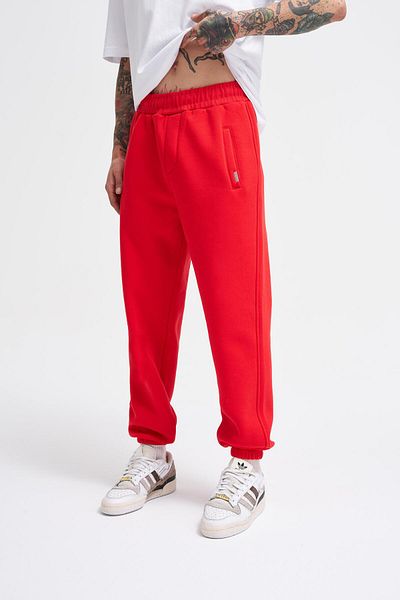 Machinist Ανδρικό Basic Jogger Relaxed Red Sweatpants