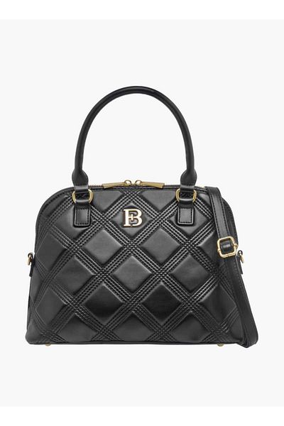 Flora Bella by Shoexpress Flora Bella Quilted Tote Bag with Detachable Strap and Zip Closure
