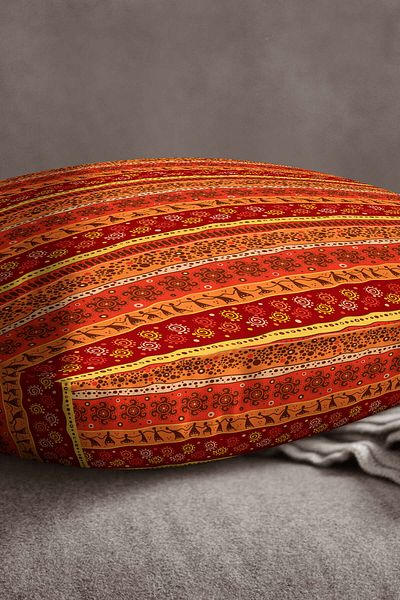 Cango Home Red Velvet Babyface - Husă de pernă cu model etnic african imprimat digital - kd-cgh1263