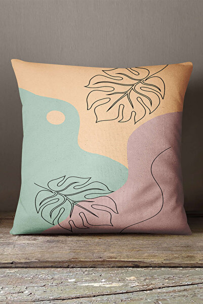 INSENSE HOME Somot Babyface žuto-zeleni apstraktni moderni list Sa deznom dek...