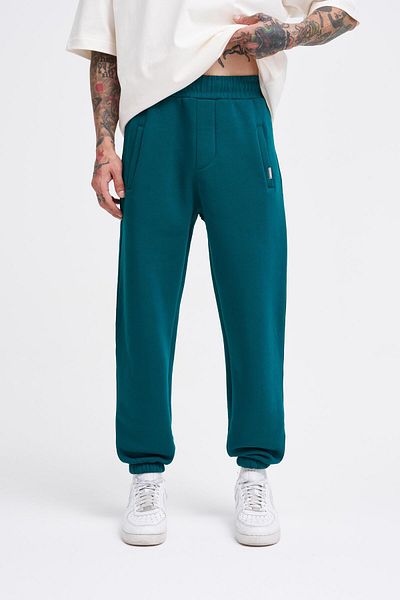 Machinist Ανδρικό Basic Jogger Relaxed Green Sweatpants