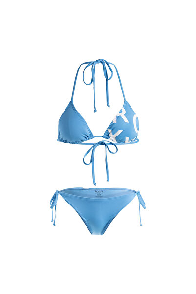 Roxy Sd Be Cl Tiki Tri Reg Ts Set Women's Blue Bikini Women's Bikini Erjx203490