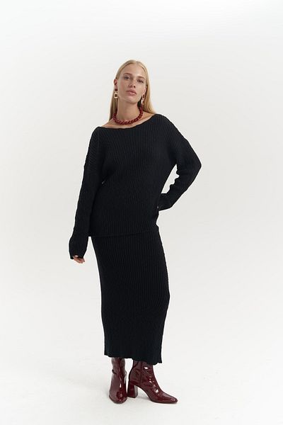 BOHEMAİ Cămașă Crop Albă cu dungi Coral Blue