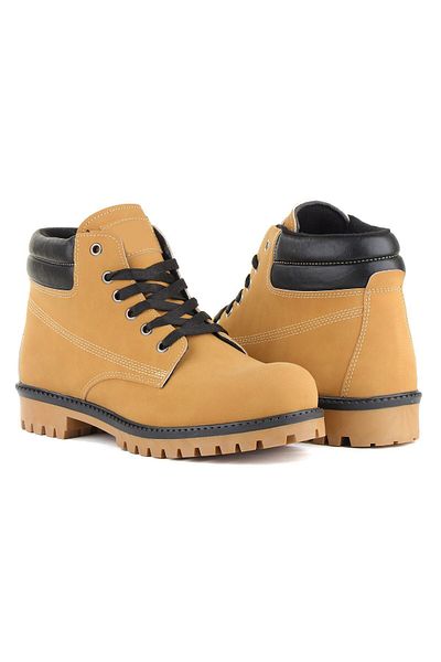 İncim Κίτρινες μπότες Unisex Nubuck Daily Cold Resistant