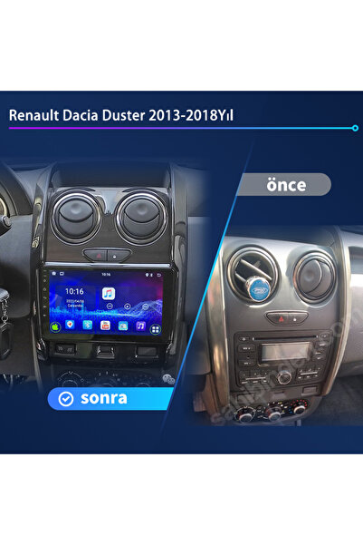 Dobest Renault Dacia Duster 2013-2018Yıl/Kablosuz Carplay/gps/Geri vites arka...