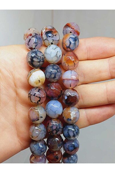 Yasamtohumu 14 мм фасетований набір агату - (54372)