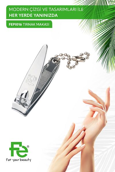 Fe Chrome Coated Nail Clipper