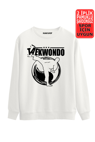 hakuof Суитшърт с принт на таекуондо
