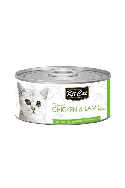 Kit Cat Chicken & Lamb Toppers Canned Cat Food - 80g
