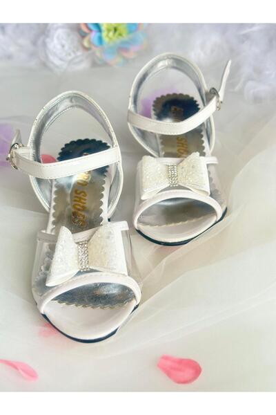 Gala Önü Simli Fiyonklu Topuklu Çocuk Ayk