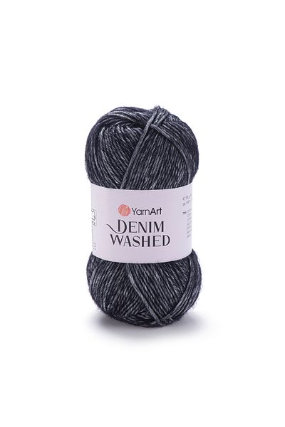 Yarnart Denim Washed - Μελανζ Χειροποίητο Νήμα Πλεκτό Μπλε Petrol-928