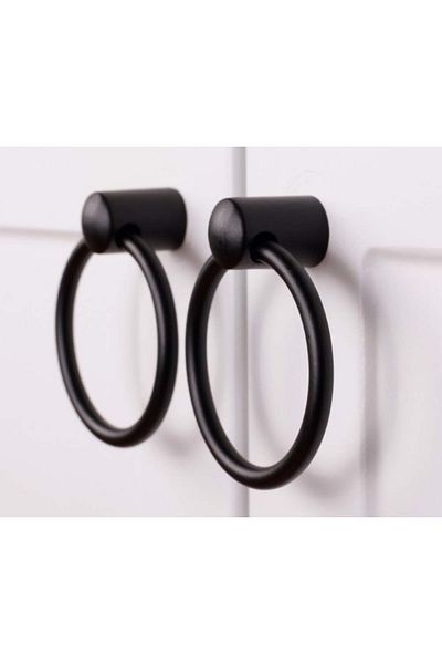 Damla Ring Pendulum Handle Metal 6cm