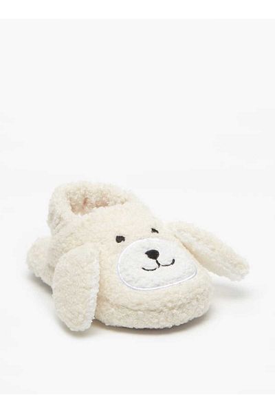 COZY Plush Detail Slip-On Bedroom Slippers