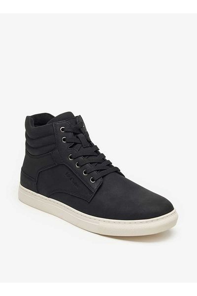 Lee Cooper Men's Solid Boots with Zip Closure