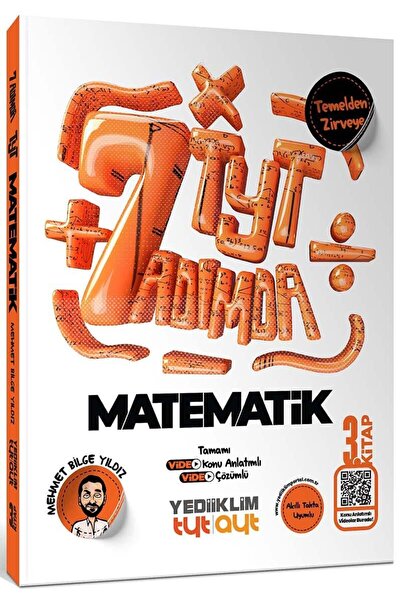 Yediiklim Yayınları Yedi Adımda Temelden Zirveye TYT Matematik Tamamı Video Konu Anlatımlı Çözümlü Soru Bankası 3.Kitap