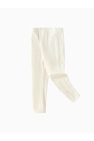 Balabala Girl Leggings|Legging  4-5Y  Cream whit