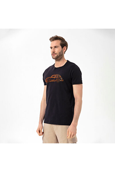 ROUTEFIELD Truth Ανδρικό Μαύρο T-Shirt ΑΝΔΡΙΚΟ T-SHIRT RFTRUTH22