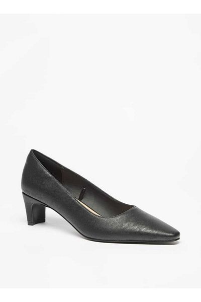 Celeste Women's Slip-On Pointed Toe Pumps with Kitten Heels