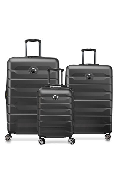 Delsey مجموعة دروع هوائية باللون الأسود