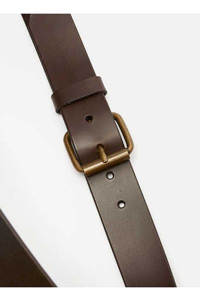 Lee Cooper Solid Waist Belt with Pin Buckle Closure