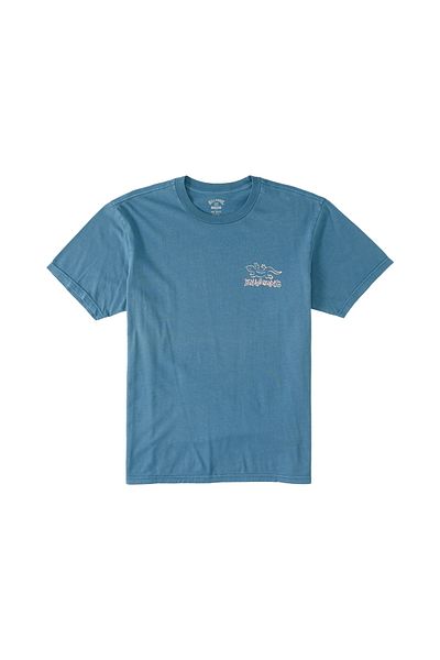 BİLLABONG Blue Men's T-Shirt Round Neck Reflectıons Abyzt01711 Ss Ww