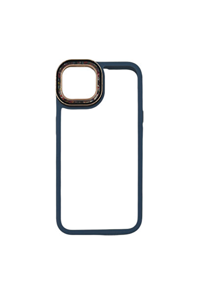 Nettech iPhone 11 Compatible Nt-N027 Luxury Back Protection Case with Camera Part Protruding - Blue