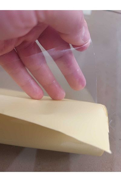 DEGE HOME Shiny Transparent Protection Foil. For Table, Cabinet, Furniture, Wood Surfaces