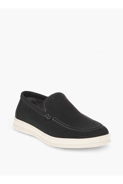 Lee Cooper Men's Perforated Slip-On Loafers