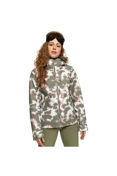 Roxy Women's Snowboard Jacket Jet Ski Green Women's Snowboard Jacket Erjtj03361