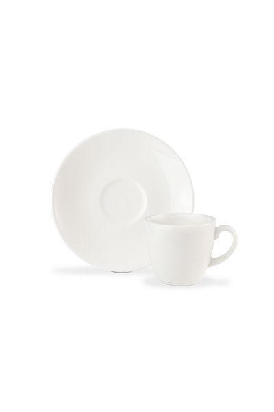 Madame Coco Σετ φλιτζάνι καφέ Benard 6 Person 12 Piece - Λευκό - 110 ml