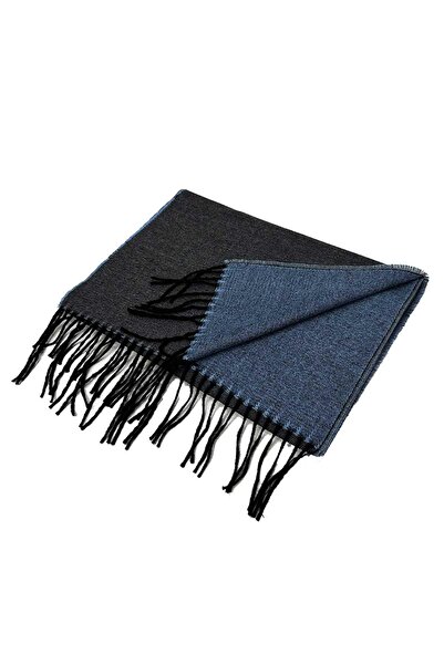 Kravatkolik Μπλε - Γκρι Ανδρικό Κασκόλ Διπλής Όψης K623