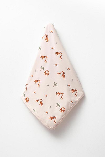 Bubbles Cute Baby Giraffe 100% Cotton Double Layered 80*85 cm Baby Blanket
