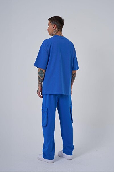 Machinist Чоловіча ковдра Mac Oversize світло-синя футболка