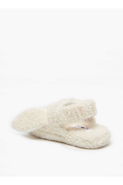 COZY Plush Detail Slip-On Bedroom Slippers