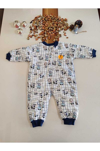 Caramio 2 Tog Sleeping Bag with Elephant and Train Print