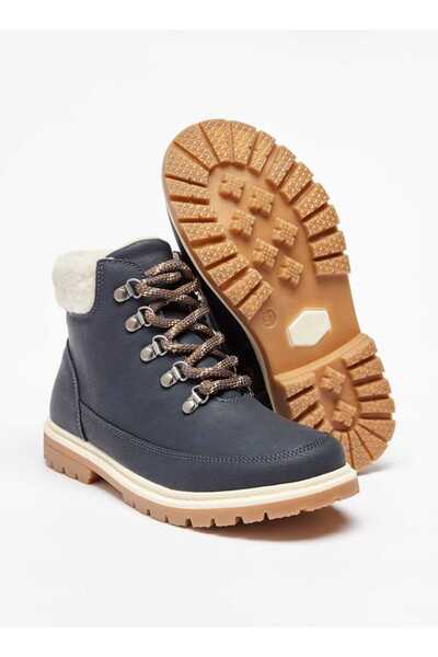 Duchini Mister Duchini Solid High Ankle Boots with Zip Closure